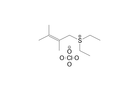 DIETHYL(2,3-DIMETHYLBUT-2-EN-1-YL)SULPHONIUM PERCHLORATE