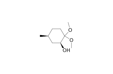 (1S,5S)-2,2-Dimethoxy-5-methyl-cyclohexanol