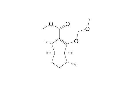 2-Pentalenecarboxylic acid, 1,3a,4,5,6,6a-hexahydro-3-(methoxymethoxy)-1,3a,4,6a-tetramethyl-, methyl ester, (1.alpha.,3a.alpha.,4.alpha.,6a.alpha.)-(.+-.)-