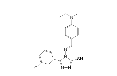 5-(3-chlorophenyl)-4-({(E)-[4-(diethylamino)phenyl]methylidene}amino)-4H-1,2,4-triazol-3-yl hydrosulfide