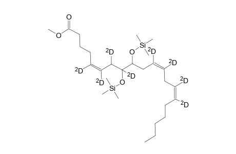 Methyl 8,9-di(trimethylsiloxy)eicosan-5(Z),11(Z),14(Z)-trienoate,-5,6,7,8,11,12,14,15-D(8)