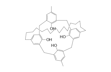 11,23-dimethyl-5,17-hexadecano-25,26,27,28-tetrahydroxycalix[4]arene