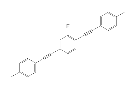 2-Fluoro-1,4-bis(2-p-tolylethynyl)benzene