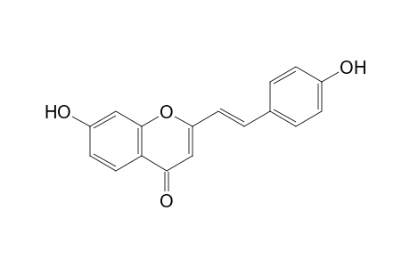 2-[(E)-2-(4-hydroxyphenyl)ethenyl]-7-oxidanyl-chromen-4-one