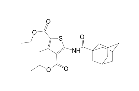 diethyl 5-[(1-adamantylcarbonyl)amino]-3-methyl-2,4-thiophenedicarboxylate