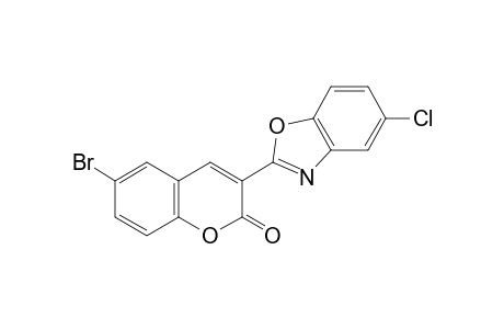 6-bromo-3-(5-chloro-2-benzoxazolyl)coumarin