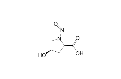 D-Proline, 4-hydroxy-1-nitroso-, cis-