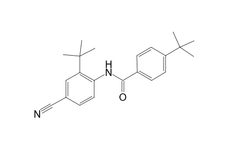 4-Cyano-2-t-butyl-N-(4'-tert-butylphenylamido)benzonitrile