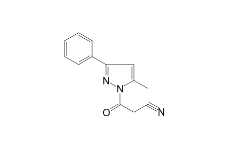 3-(5-Methyl-3-phenyl-1H-pyrazol-1-yl)-3-oxopropanenitrile