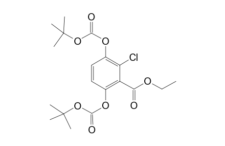 3,6-Bis-tert-butoxycarbonyloxy-2-chloro-benzoic acid ethyl ester