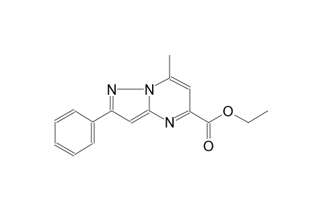 pyrazolo[1,5-a]pyrimidine-5-carboxylic acid, 7-methyl-2-phenyl-, ethyl ester