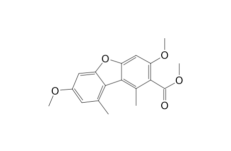 Methyl 3,7-dimethoxy-1,9-dimethyldibenzofuran-2-carboxylate