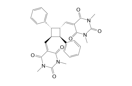 (1-alpha,2-alpha,3-beta,4-beta)-1,3-Bis-(1,2,3,4,5,6-tetrahydro-1,3-dimethyl-2,4,6-trioxo-5-pyrimidinylidenmethyl)-2,4-diphenylcyclobutane
