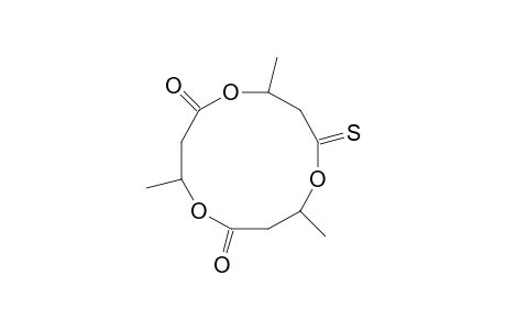 4,8,12-Trimethyl-10-thioxo-1,5,9-trioxacyclodecane-2,6-dione