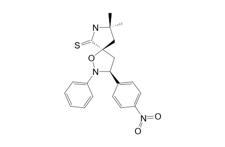 8,8-DIMETHYL-3-(4-NITROPHENYL)-2-PHENYL-1-OXA-2,7-DIAZASPIRO-[4.4]-NONANE-6-THIONE