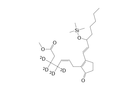 Methyl 7-(3-(3-(trimethylsiloxy)octa-1-enyl)-1-oxocyclopenta-2-en-2-yl)hept-5(Z)-enoate(3,3,4,4-D4)