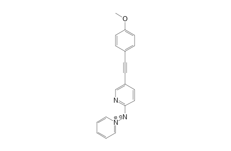 N-[5-(4-Methoxyphenylethynyl)pyridin-2-yl]pyridinium aminide