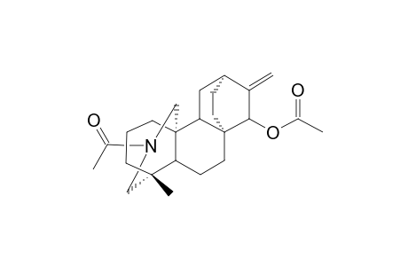N-ACETYL-15-ACETOXY-16,17-DIDEHYDRO-4-METHYLATIDANE;MAJOR