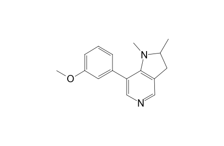 1-(1,2-Dimethyl(2-pyrrolino[2,3-d]pyridin-7-yl))-3-methoxybenzene