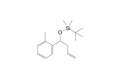 tert-Butyl dimethyl((1-(o-tolyl)but-3-en-1-yl)oxy)silane