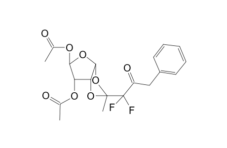 3,5-Di-O-acetyl-1,2-O-(2,2-difluoro-1-methyl-3-oxo-1-phenylpropyl-1-ylidene]-.alpha,D-ribofuranose