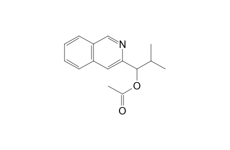 (+-)-Acetic acid 1-(isoquinolin-3-yl)-2-methylpropyl ester