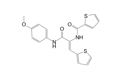 N-[(Z)-1-[(4-methoxyanilino)carbonyl]-2-(2-thienyl)ethenyl]-2-thiophenecarboxamide