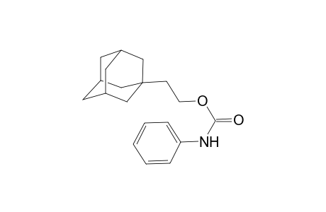Carbamic acid, phenyl-, 2-tricyclo[3.3.1.1(3,7)]dec-1-ylethyl ester
