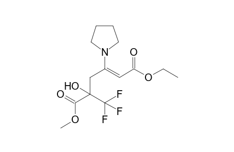 1-Ethyl 6-Methyl 5-hydroxy-3-pyrrolidin-1-yl-5-(trifluoromethyl)hex-2-enedioate