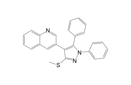 4-(Quinolin-3-yl)-3-(methylthio)-1,5-diphenyl-1H-pyrazole