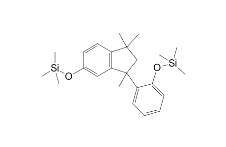 1,3,3-Trimethyl-1-(2'-trimethylsilyloxyphenyl)-6-trimethylsilyloxyindane