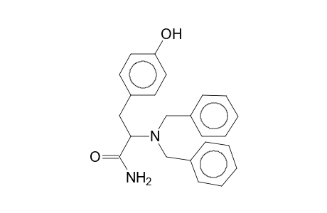 2-Dibenzylamino-3-(4-hydroxy-phenyl)-propionamide