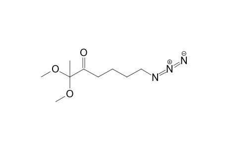7-Azido-2,2-dimethoxy-3-heptanone