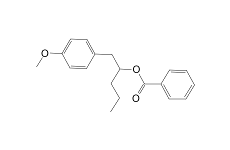 1-(4-methoxyphenyl)pentan-2-yl benzoate