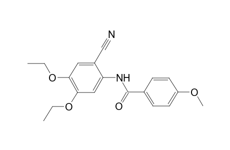 Benzamide, N-(2-cyano-4,5-diethoxyphenyl)-4-methoxy-