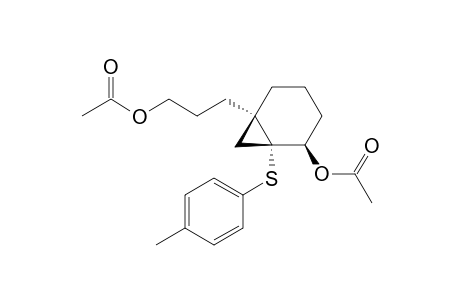 3-[(1S.5S,6R)-5-Acetoxy-6-(p-tolylthio)bicyclo[4.1.0]hept-1-yl]propyl acetate