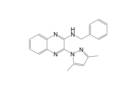 N-benzyl-3-(3,5-dimethyl-1H-pyrazol-1-yl)-2-quinoxalinamine