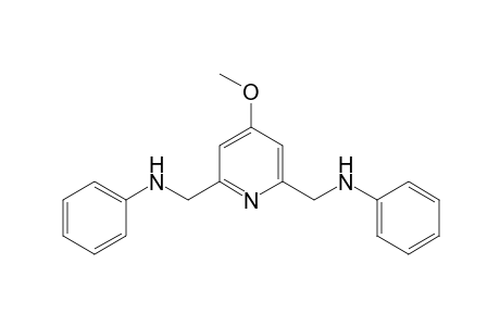 4-Methoxy-2,6-bis[(phenylamino)methyl]pyridine