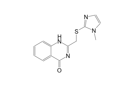 4(1H)-quinazolinone, 2-[[(1-methyl-1H-imidazol-2-yl)thio]methyl]-