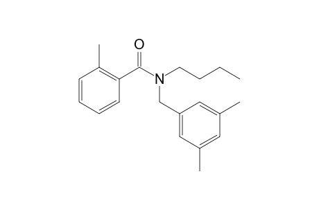 Benzamide, 2-methyl-N-(3,5-dimethylbenzyl)-N-butyl-