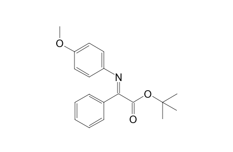 Tert-Butyl 2-((4-methoxyphenyl)imino)-2-phenylacetate