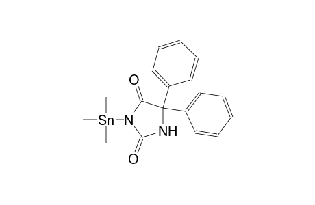 5,5-diphenyl-3-(trimethylstannyl)-2,4-imidazolidinedione