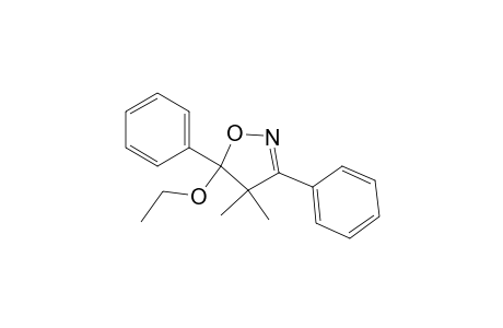 Isoxazole, 5-ethoxy-4,5-dihydro-4,4-dimethyl-3,5-diphenyl-