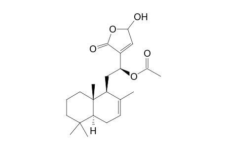 (12S)-12-Acetoxy-15-hydroxylabda-7,13-dien-16,15-olide