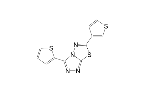 [1,2,4]triazolo[3,4-b][1,3,4]thiadiazole, 3-(3-methyl-2-thienyl)-6-(3-thienyl)-