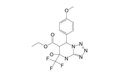 ETHYL_5-HYDROXY-7-(4-METHOXYPHENYL)-5-TRIFLUOROMETHYL-TETRAZOLO-[1.5-A]-PYRIMIDINE-6-CARBOXYLATE