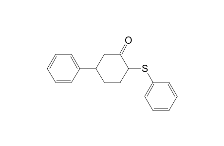 5-Phenyl-2-(phenylthio)-1-cyclohexanone