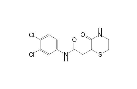 N-(3,4-Dichlorophenyl)-2-(3-oxo-2-thiomorpholinyl)acetamide