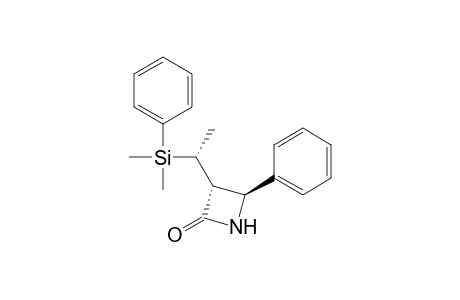 (3R,4S)-3-[(1R)-1-[dimethyl(phenyl)silyl]ethyl]-4-phenyl-azetidin-2-one