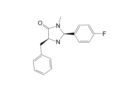 (2S,5S)-5-BENZYL-2-(4-FLUOROPHENYL)-3-METHYL-IMIDAZOLIDIN-4-ONE